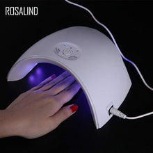 Load image into Gallery viewer, ROSALIND 36W uv led lamp nail USB Connector uv light for gel nails Ultraviolet UV led Dry Lamp