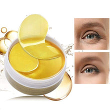 Load image into Gallery viewer, 24K Crystal Collagen Gold Powder Eye Mask Cremes