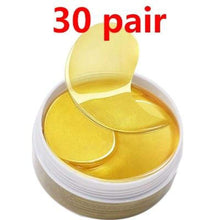 Load image into Gallery viewer, 24K Crystal Collagen Gold Powder Eye Mask Style 1 30Pair Cremes