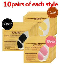 Load image into Gallery viewer, 24K Crystal Collagen Gold Powder Eye Mask Style 13 30Pair Cremes