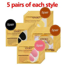 Load image into Gallery viewer, 24K Crystal Collagen Gold Powder Eye Mask Style 15 20Pair Cremes