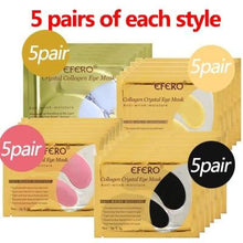 Load image into Gallery viewer, 24K Crystal Collagen Gold Powder Eye Mask Style 16 20Pair Cremes