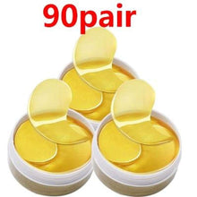Load image into Gallery viewer, 24K Crystal Collagen Gold Powder Eye Mask Style 22 90Pair Cremes