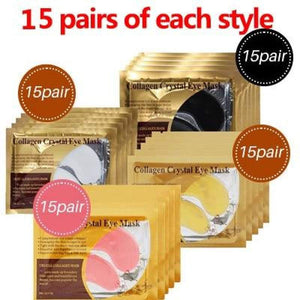 24K Crystal Collagen Gold Powder Eye Mask Style 23 60Pair Cremes