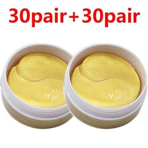 24K Crystal Collagen Gold Powder Eye Mask Style 4 60Pair Cremes