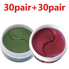 Load image into Gallery viewer, 24K Crystal Collagen Gold Powder Eye Mask Style 9 60Pair Cremes
