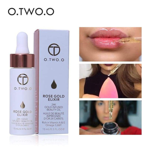 24K Rose Gold Beauty Elixir Makeup Oil Primer