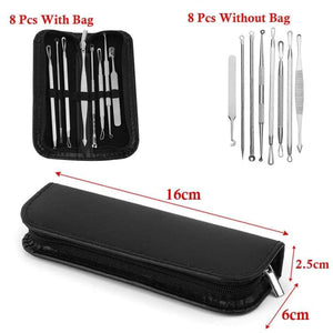 7 Piece Blackhead Remover Tool-Set Face Skin Care Tools