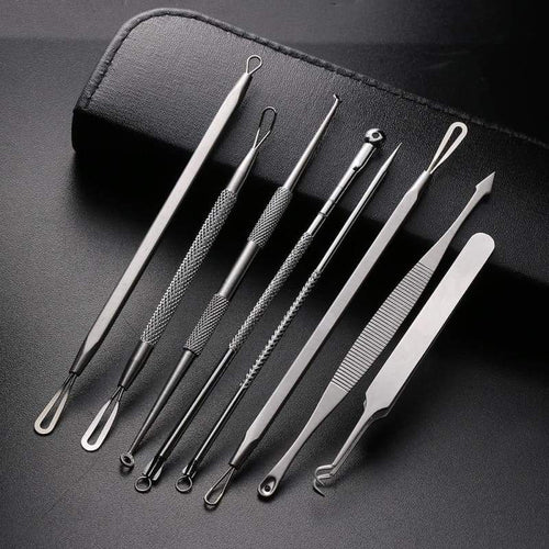 7 Piece Blackhead Remover Tool-Set Face Skin Care Tools