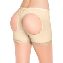 Load image into Gallery viewer, Butt Lift Panty Lace Beige / S Shaping Panties