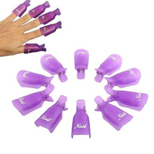 Load image into Gallery viewer, Gel Nail Polish Removal Clips nail polish remover