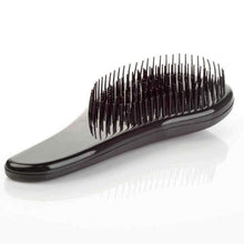Load image into Gallery viewer, Glidethru - The Gentle &amp; Effortless Detangling Brush Black Combs