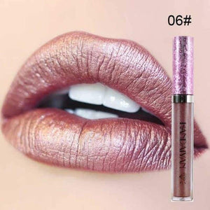 Glitz - The Longlasting Glitter Liquid Lipstick Metallic Brown Lipstick