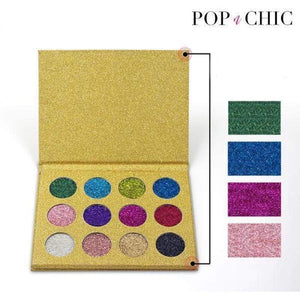 LuxSparkle - High Brilliance Glitter Palette Eye Shadow