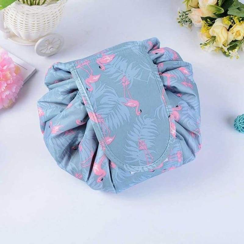 Magic Pouch - Cosmetic Travel Bag Blue Flamingo Cosmetic Accessories