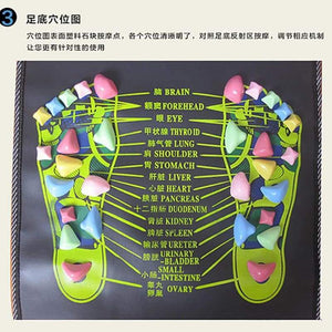 Reflexology Foot Acupressure Mat Massage
