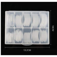 Load image into Gallery viewer, ROSALIND 120PCS/BOX Quick Building Mold Tips False Nails Nail Art Transparent Extension Builder UV Poly Gel Mold N5300