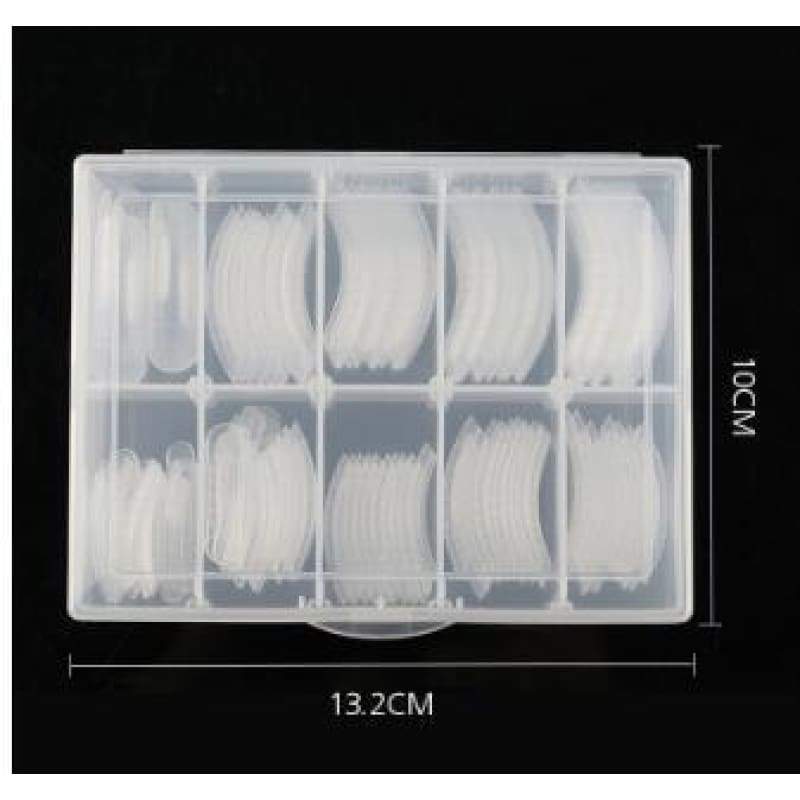 ROSALIND 120PCS/BOX Quick Building Mold Tips False Nails Nail Art Transparent Extension Builder UV Poly Gel Mold N5300