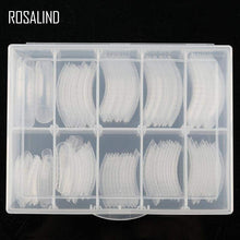 Load image into Gallery viewer, ROSALIND 120PCS/BOX Quick Building Mold Tips False Nails Nail Art Transparent Extension Builder UV Poly Gel Mold