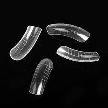 Load image into Gallery viewer, ROSALIND 120PCS/BOX Quick Building Mold Tips False Nails Nail Art Transparent Extension Builder UV Poly Gel Mold