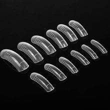 Load image into Gallery viewer, ROSALIND 120PCS/BOX Quick Building Mold Tips False Nails Nail Art Transparent Extension Builder UV Poly Gel Mold