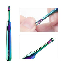 Load image into Gallery viewer, ROSALIND Stainless Steel Cuticle remover Pusher Dead Skin Pedicure rub for nails art manicure stamping gel pusher Beige