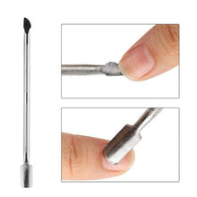 Load image into Gallery viewer, ROSALIND Stainless Steel Cuticle remover Pusher Dead Skin Pedicure rub for nails art manicure stamping gel pusher Light Grey