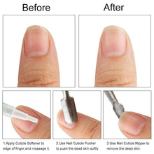 Load image into Gallery viewer, ROSALIND Stainless Steel Cuticle remover Pusher Dead Skin Pedicure rub for nails art manicure stamping gel pusher