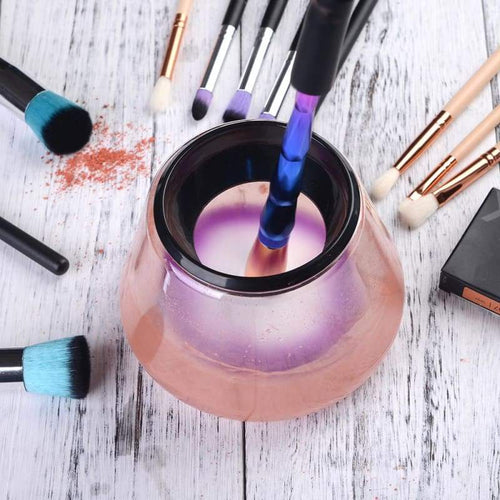 Spinly Makeup Brush Cleaner Black Makeup Brush Cleaner