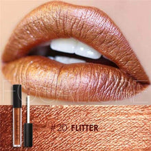 Load image into Gallery viewer, Waterproof Matte Liquid Lipstick Flitter Lip Gloss