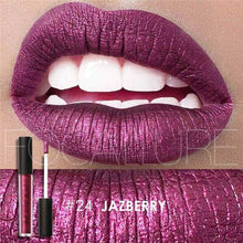 Load image into Gallery viewer, Waterproof Matte Liquid Lipstick Jazberry Lip Gloss