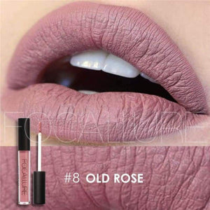 Waterproof Matte Liquid Lipstick Old Rose Lip Gloss
